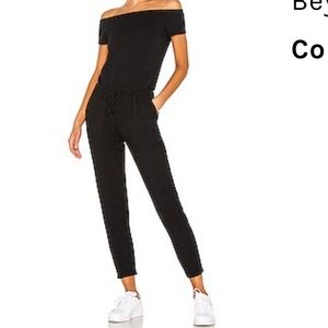 Women's Beyond Yoga "victory midi jumpsuit" black size XS